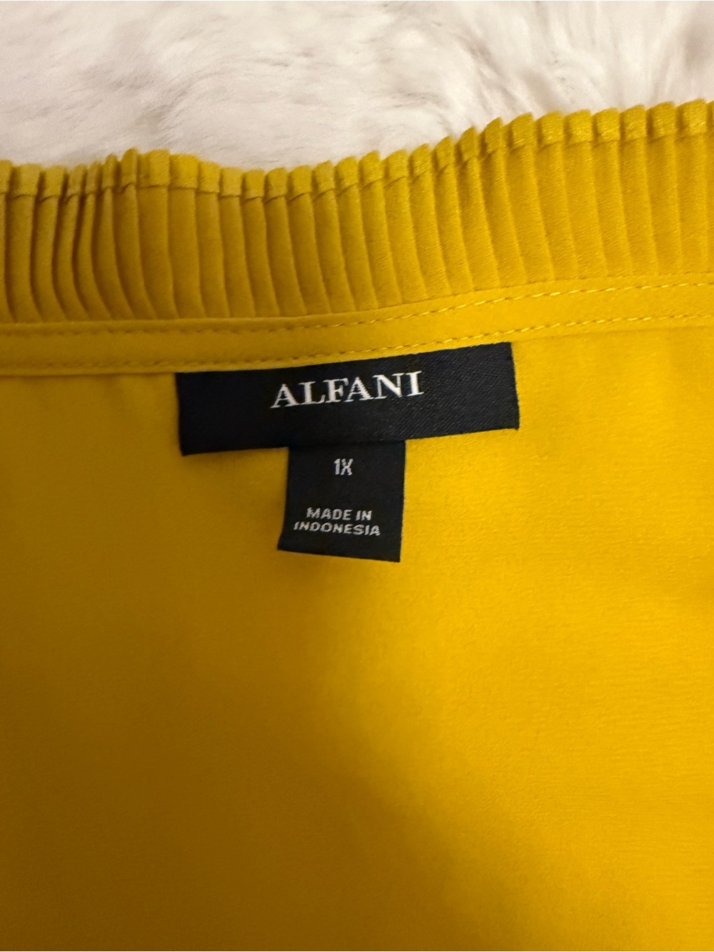 Alfani 2-Piece Matching Set | Ruffle Sleeve Blouse 1X & Midi Skirt 0X - Picture 4 of 8
